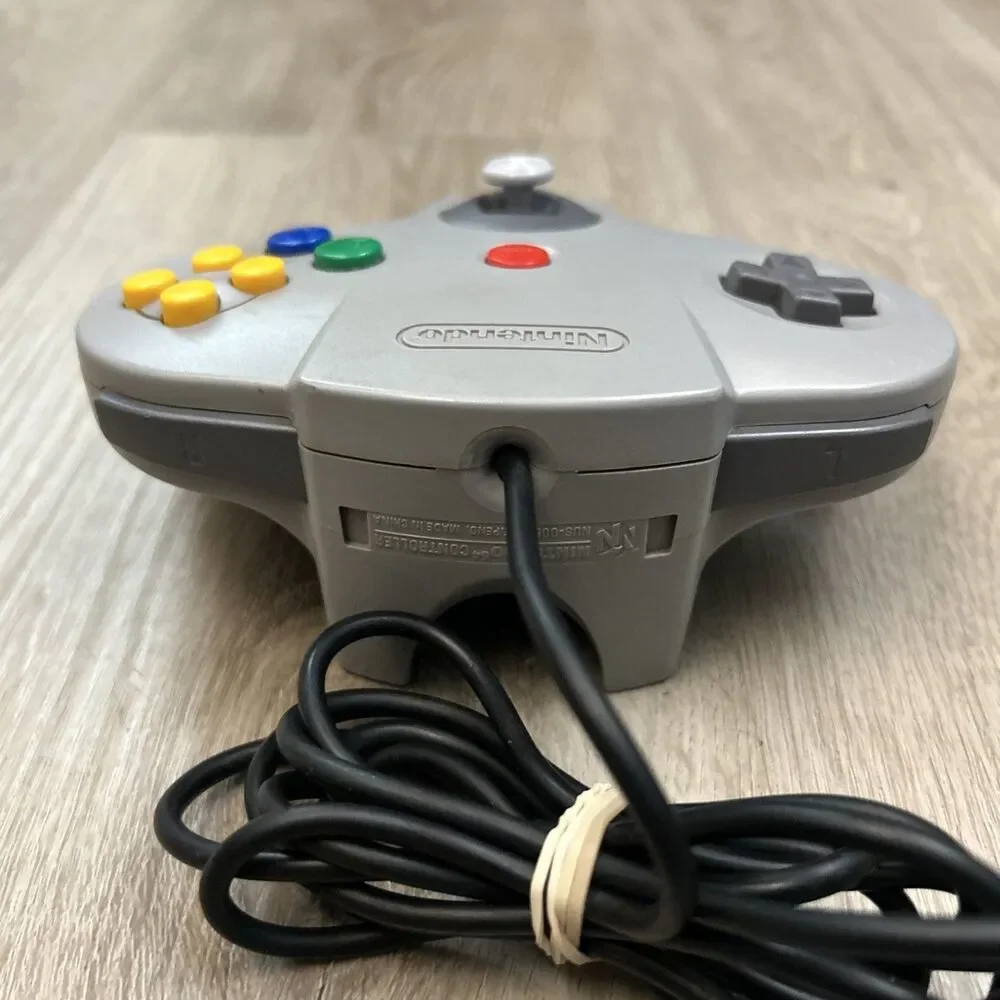Official Nintendo 64 Controller Authentic OEM Gray N64 NUS-005 Works Loose Stick